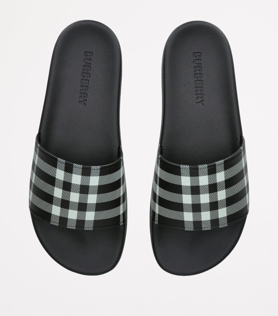 Sapat Slide Style Burberry – Elegans ak Konfò nan Chak Pa